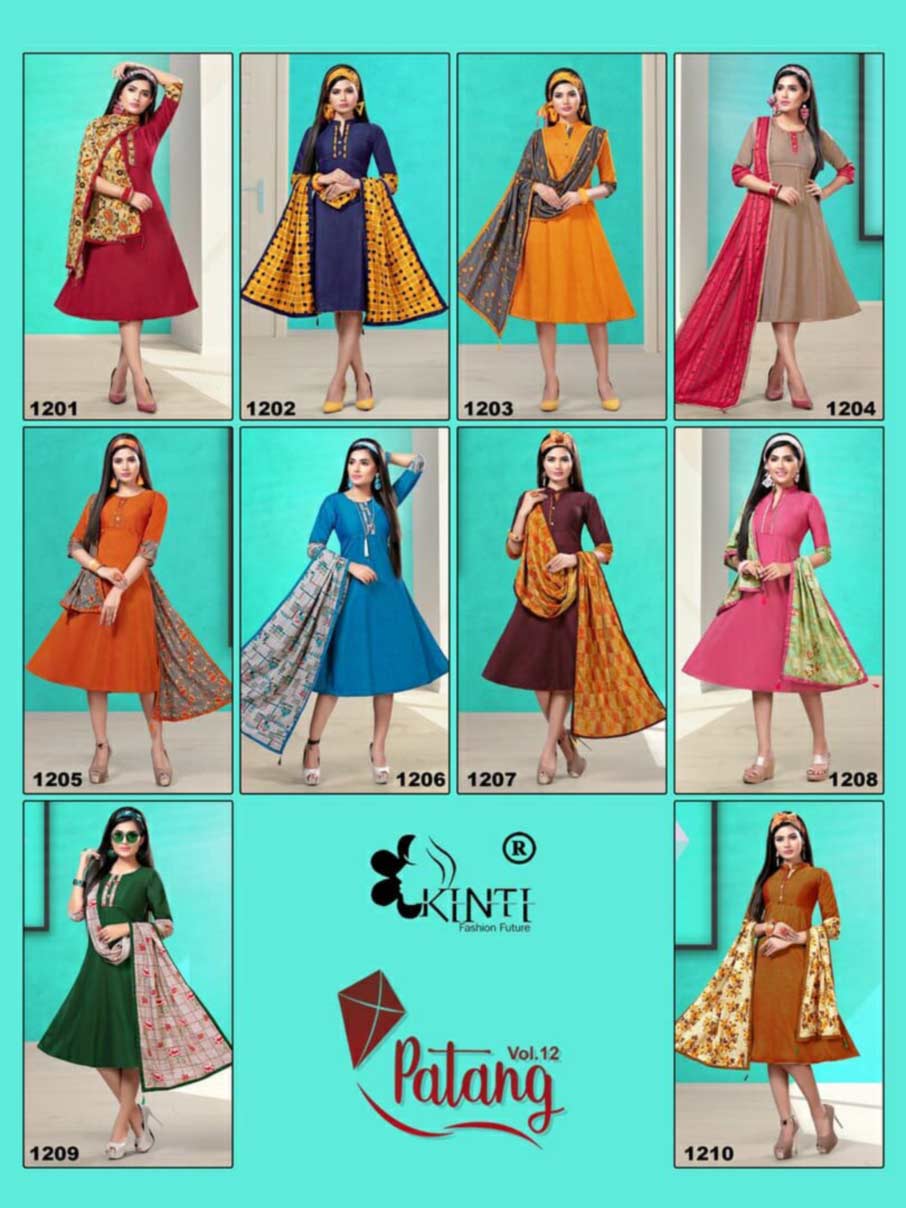 Kinti Design Patang Vol-12 Stroll Kurti Catalog Kinti Design Patang Vol-12 Stroll Kurti Catalog